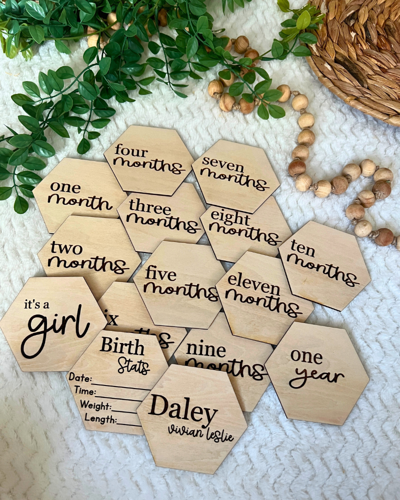 Simply Sweet Hex Milestones