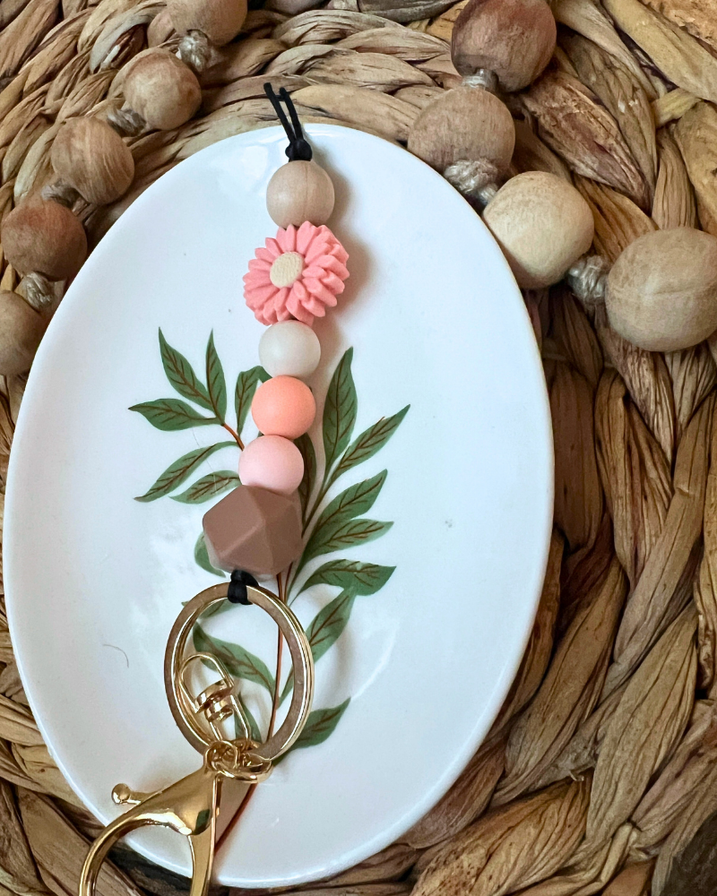 Southern Peach Keychain