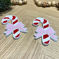 Candy Cane with Bow Ornament/Stocking Tag