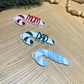 Candy Cane with Name Ornament/Stocking Tag
