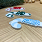 Candy Cane with Name Ornament/Stocking Tag