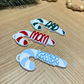 Candy Cane with Name Ornament/Stocking Tag
