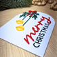 Merry Christmas Acrylic Arch Sign