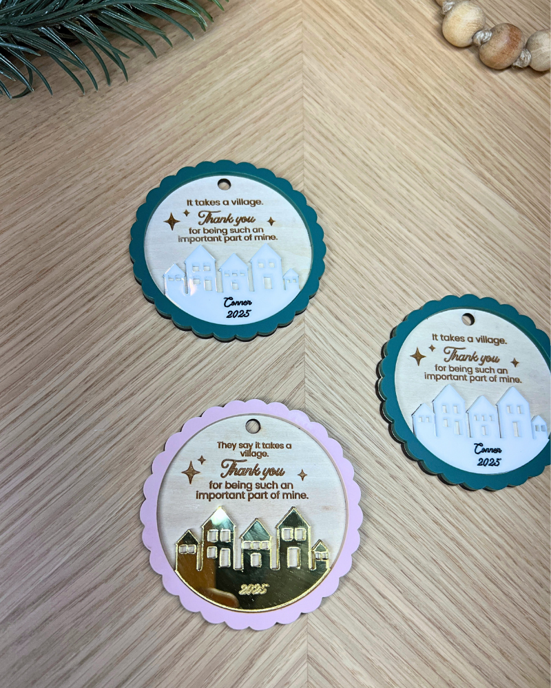 It Takes a Village Ornament