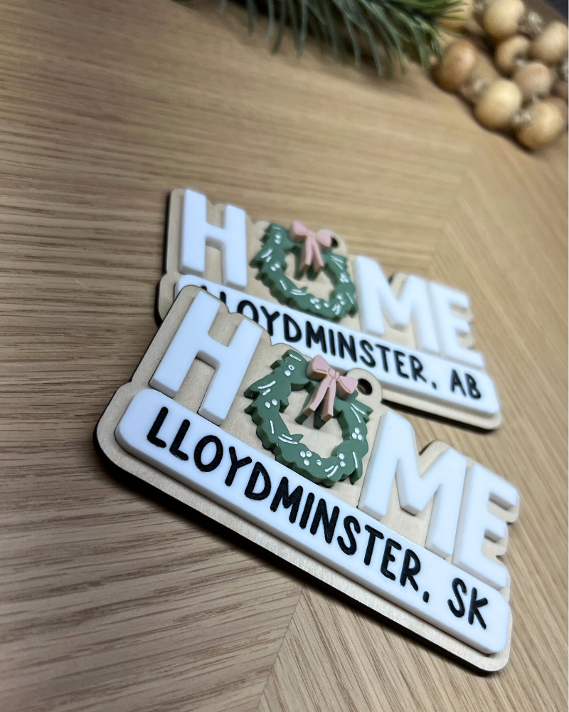 Wreath HOME Ornament