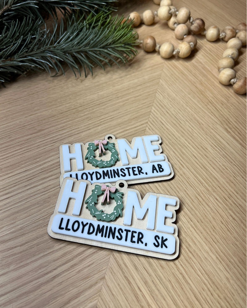 Wreath HOME Ornament