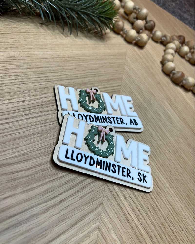 Wreath HOME Ornament