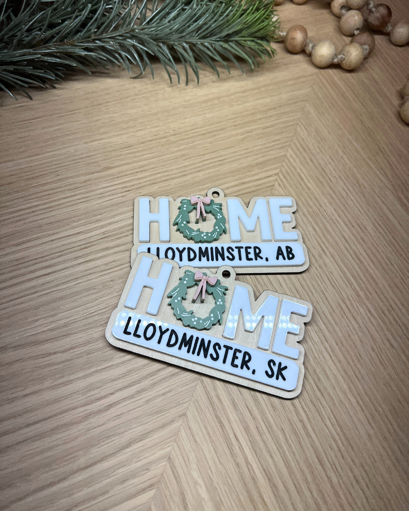 Wreath HOME Ornament