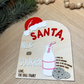 Personalized Milk & Cookies Sign for Santa