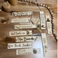 Wood Bookmarks