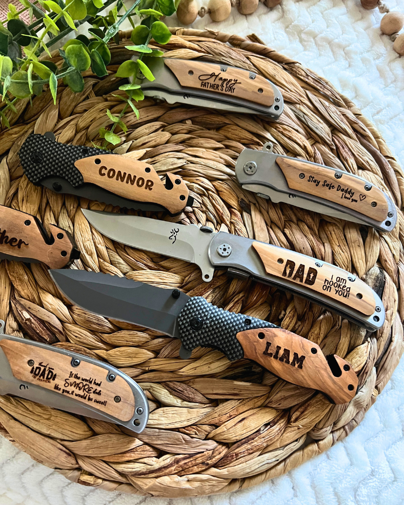 Carbon Fiber Personalized Pocket Knife Tool