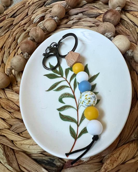 Prairie Floral Keychain