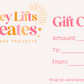 Laney Lifts Creates Gift Card