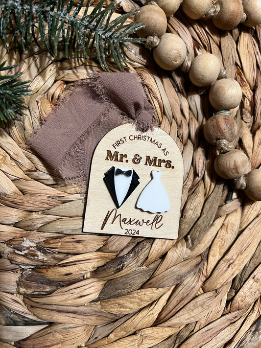 First Christmas Married Ornament