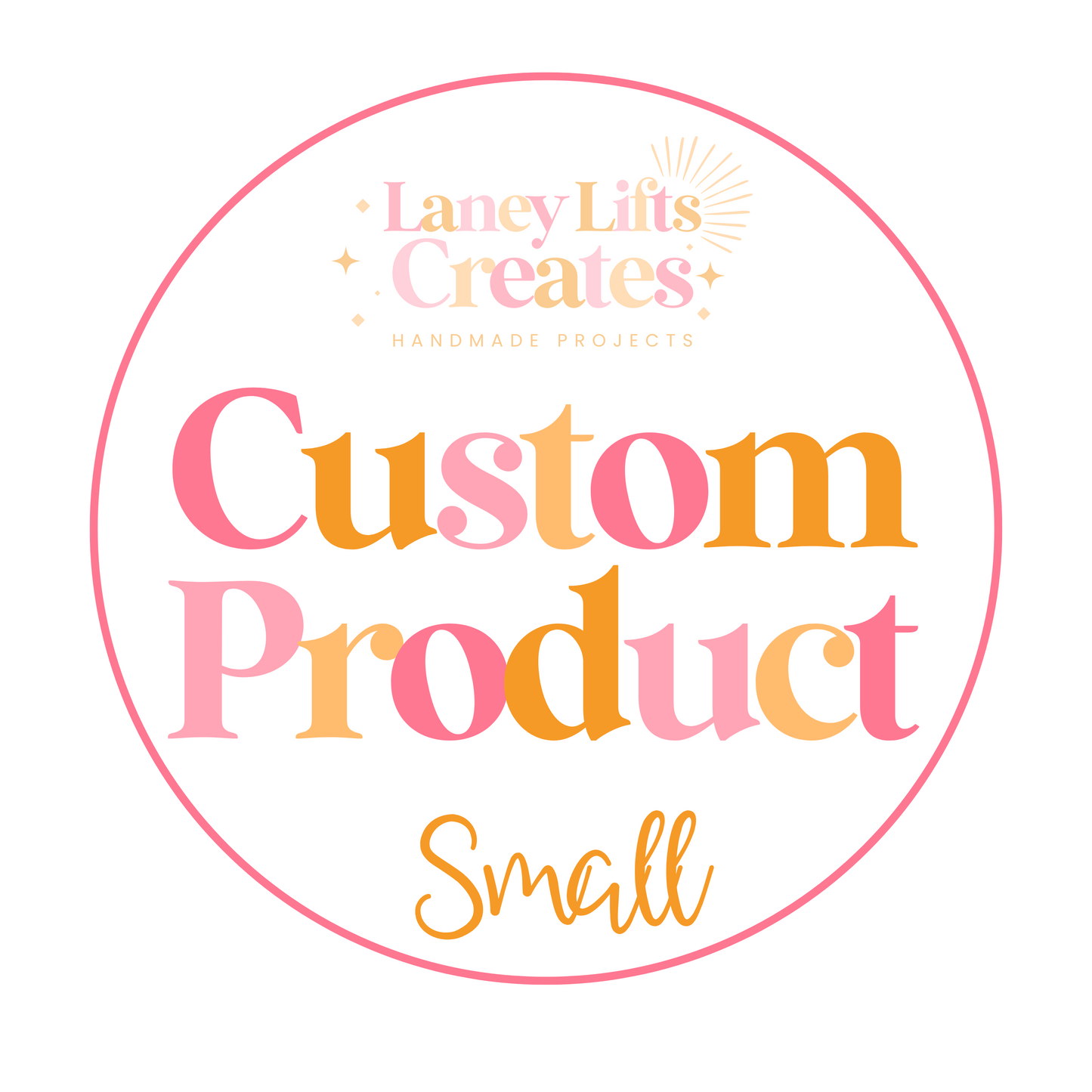 Small Custom Product Deposit