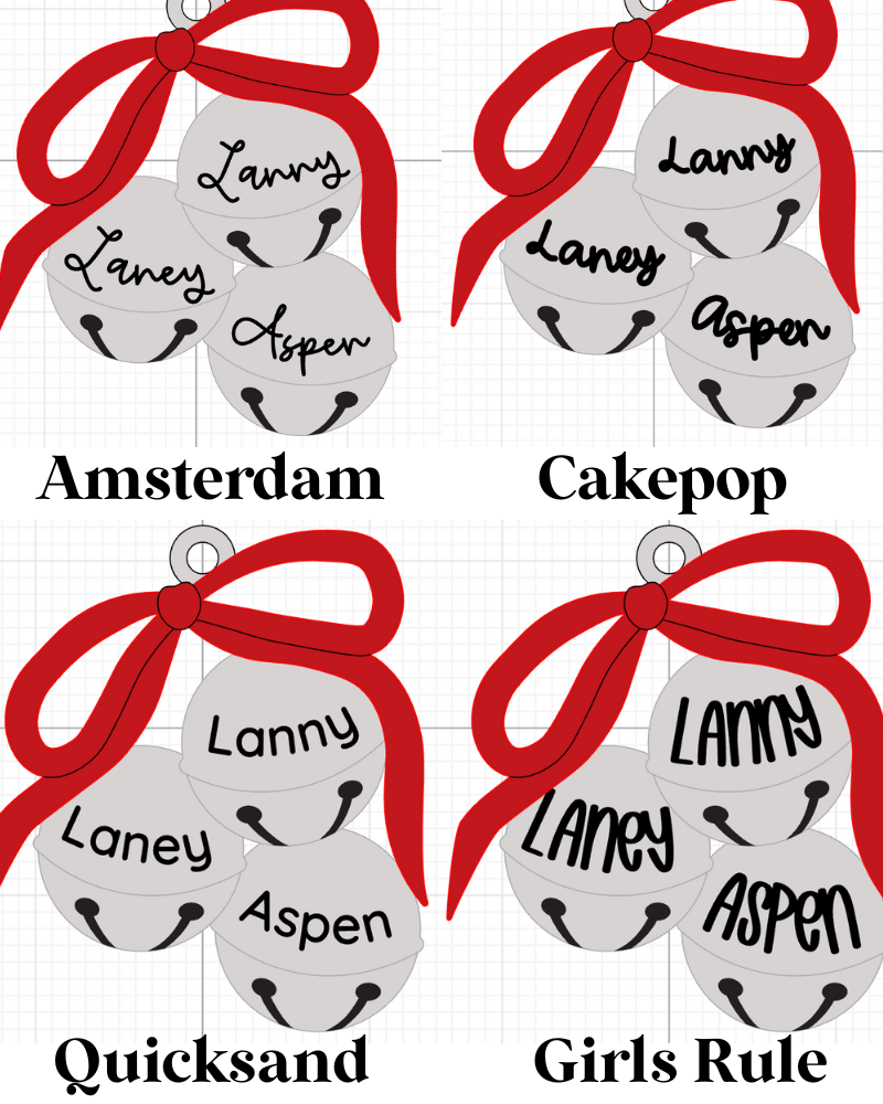 Jingle Bells Family Ornament